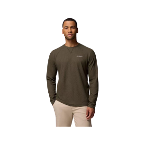 Columbia Men's Pitchstone Knit Crew Sweatshirt Greenscape Heather 2XL - Columbia