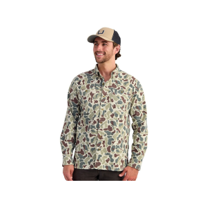 Huk Men's Chesapeake Flannel Shirt Army XL - Huk