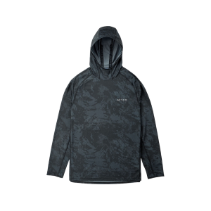 AFTCO Men's Adapt Hoodie Black Storm Camo Medium
