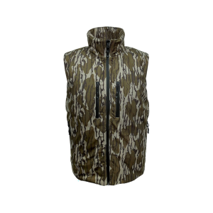 MIDWAYUSA Men's Duck Creek Waterfowl Vest Mossy Oak Original Bottomland Large