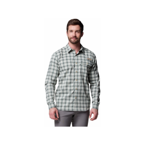 Columbia Men's Sharptail Long Sleeve Shirt Pond Triple Check 2XL - Columbia