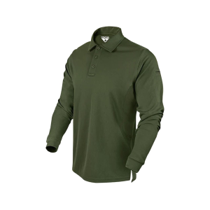 CONDOR Men's Performance Long Sleeve Polo Shirt Olive Drab XL