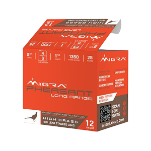 Migra Migra Field 12 Gauge Ammo 2-3/4 #4 And #6 Lead Shot 1-1/4 Oz Case Of 250 (10 Boxes Of 25) ra Migra Field 12 Gauge 2-3/4 #4 And #6 Lead Shot 1-1/4 Oz Case Of 250 (10 Boxes Of 25) Ammo