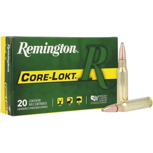 ington Core-Lokt 308 Winchester 150 Grain Jacketed Soft Point Box Of 20 Ammo