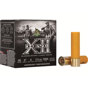 i-Shot Hevi-XII Waterfowl 20 Gauge 3 #4 Tungsten Shot 1-1/4 Oz Box Of 25 Ammo
