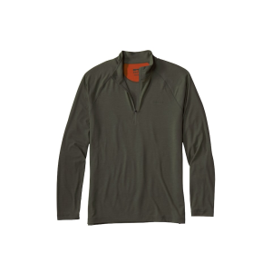 ORVIS Men's Dricast Quarter Zip Shirt Tarragon XL