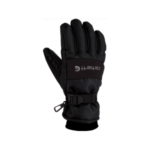 CARHARTT Men's Knit Cuff Waterproof Insulated Gloves Black Medium