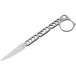 Boker Knives Sigurd 42 Fixed Blade Knife 2.17" Drop Point D2 Stonewashed Blade Steel Handle Steel Stonewash - Boker Knives