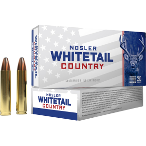 Nosler Whitetail Country 400 Legend Ammo 215 Grain Straight Wall Jacketed Soft Point Box of 20 - Nosler