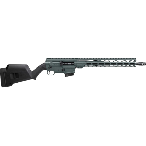 CMMG DISSENT Br4 Semi Automatic Rifle 5.56x45mm NATO 16.1" Black Threaded Barrel Charcoal Green Frame Green Field Stock - Cmmg