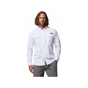 Columbia Men's Bahama Elite Long Sleeve Shirt White XL - Columbia