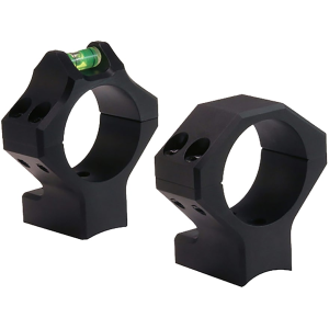 Hawkins Precision Long-Range Hybrid 30mm 25 MOA Elevated Scope Rings Stiller/ Lone Peak Long Action Matte Black High - Hawkins Precision