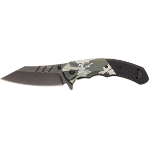 Browning Ovix Assisted Opening Pocket Knife 3" Reverse Tanto D2 Black Stonewash Blade G-10 Handle Camo - Browning