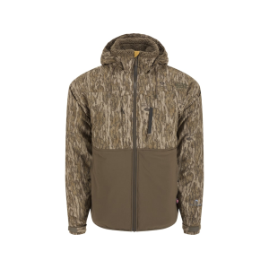 Drake Men's LST BMF Eqwader Jacket Mossy Oak Bottomland Large - Drake