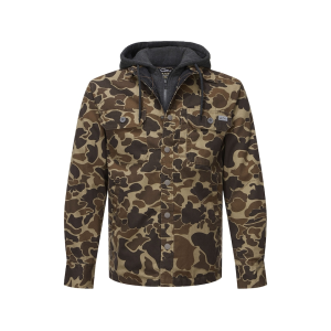 Drake Men's Campfire Canvas Shirt Jacket Old School Large - Drake
