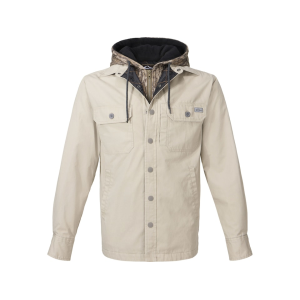 Drake Men's Campfire Canvas Shirt Jacket Khaki 2XL - Drake