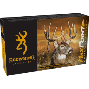 Browning Max Point 308 Winchester Ammo 168 Grain Polymer Tip Box Of 20 wning Max Point 308 Winchester 168 Grain Polymer Tip Box Of 20 Ammo
