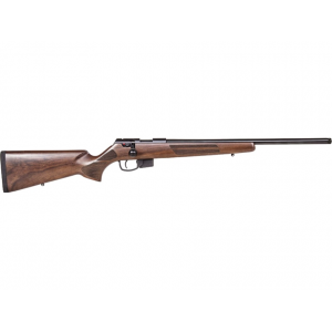 ANSCHUTZ 1761 D Hb Bolt Action Rifle 22 Long Rifle 18" Blued Threaded Barrel Black Frame Walnut Field Stock Single Stage Trigger