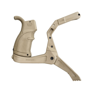 FAB Defense Quick Detach Bipod with Pistol Grip Flat Dark Earth - Fab Defense