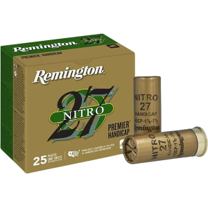 ington Premier Nitro 27 Gold Handicap 12 Gauge 2-3/4 #7-1/2 Lead Shot 1-1/8 Oz Case Of 250 (10 Boxes Of 25) Ammo