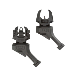 FAB Defense Deployable Front and Rear Sight AR-15 Left Handed Black - Fab Defense
