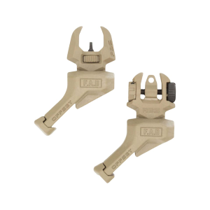 FAB Defense Deployable Front and Rear Sight AR-15 Flat Dark Earth - Fab Defense