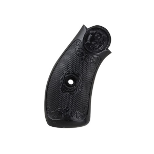 VINTAGE GUN GRIPS for Iver Johnson Break Top 22 Rimfire Polymer Black