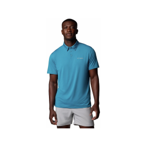 Columbia Men's Slack Tide II Stretch Polo Blue Echo XL - Columbia