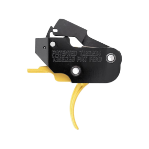 AMERICAN TRIGGER CORP. AR Gold AR-10 Two Stage Trigger Curved