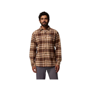 Columbia Men's Pitchstone Heavyweight Flannel Shirt Tobacco Twilight Ombre XL - Columbia