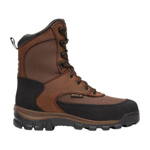 Rocky Men's Core 8" 800 Gram Waterproof Insulated Hunting Boots Leather Brown 10 D - Rocky