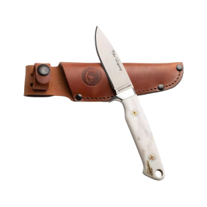 Knives of Alaska Legacy Fixed Blade Knife 3.25" Drop Point CPM MagnaCut Bead Blasted Blade Stag Handle - Knives Of Alaska