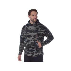 Rothco Men's Concealed Carry Hoodie Black Camo Medium - Rothco