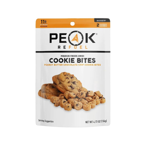 PEAK REFUEL Chocolate Chip Peanut Butter Cookie Dough Bites Freeze Dried Food 5PK