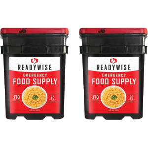 170 Serving Freeze Dried Emergency Food Kit Bucket 2PK