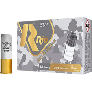 Rio Royal Star Slug 12 Gauge Ammo 2-3/4 Slug Rifled Slug 1-1/8 Oz Case Of 250 (25 Boxes Of 10) Royal Star Slug 12 Gauge 2-3/4 Slug Rifled Slug 1-1/8 Oz Case Of 250 (25 Boxes Of 10) Ammo