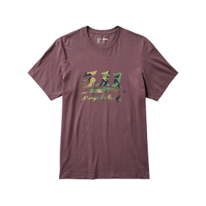 5.11 Men's Woodland Moto Short Sleeve T Shirt Raisin Large - 5.11