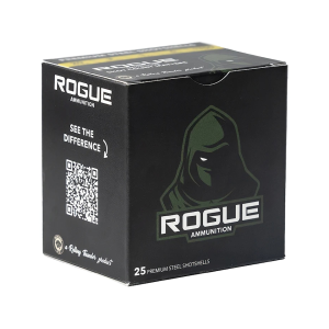 Rogue Ammunition Waterfowl 20 Gauge Ammo 3" #4 Steel Shot 1 oz Case of 250 (10 Boxes of 25) - Rogue Ammunition