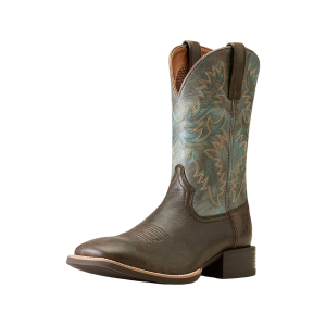 Ariat Men's Sport Latigo Cowboy Boots Leather Chocolate Brown 10 D - Ariat