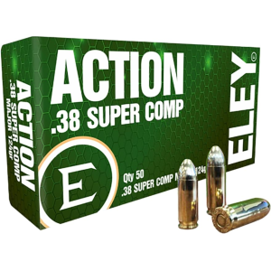 y Action 38 Super 124 Grain Full Metal Jacket Case Of 400 (8 Boxes Of 50) Ammo