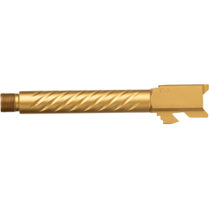 Ballistic Advantage Threaded Barrel for Glock 17 Gen 3-4 9mm Luger Gold Spiral Fluted - Ballistic Advantage