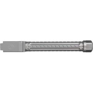 BALLISTIC ADVANTAGE Threaded Barrel for Glock 17 Gen 3-4 9mm Luger Gray Bomber Fluted
