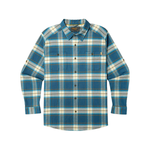 MARSH WEAR Men's Westerly Flannel Shirt Teal Medium