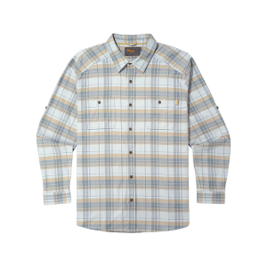 MARSH WEAR Men's Westerly Flannel Shirt Fog Large
