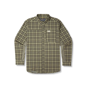 MARSH WEAR Men's Lenwood Hagood Tech Long Sleeve Shirt Canteen XL