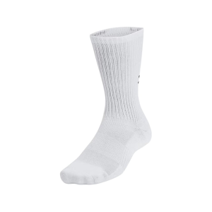 UNDER ARMOUR Men's Tec Crew Socks White/White/Black Medium 6 Pairs