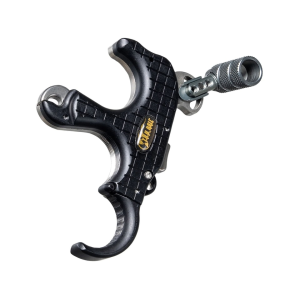 T.R.U Ball Blade Pro Flex 3 Finger Handheld Thumb Bow Release Black Medium - T.R.U. Ball