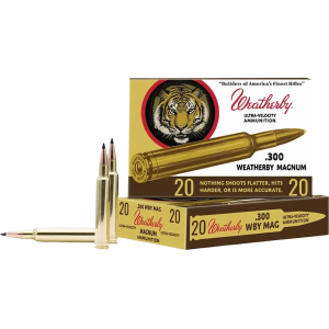 Weatherby Retro 300 Weatherby Magnum Ammo 180 Grain Swift Scirocco II Bonded Polymer Tip Box of 20 - Weatherby