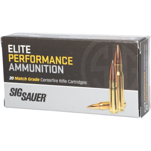  Sauer Elite Performance Match Grade 308 Winchester 175 Grain Jacketed Hollow Point Box Of 20 Ammo