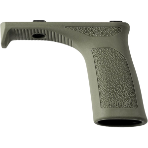 Hogue OverMolded M-LOK Hybrid Vertical Foregrip Olive Drab - Hogue